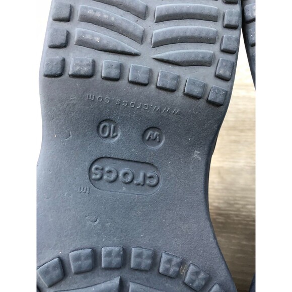 Crocs Sloane Women's Navy Blue Sandal 10 Strappy Slide Comfort Slip On Shoes - Picture 6 of 7